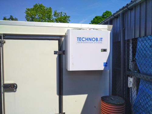 Komora chłodnicza na świeże ryby agregat Technob